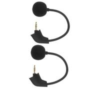 Hemobllo 2 Pz microfono in cuffie gaming con microfono auricolari gaming con microfono cuffie con microfono riduzione del rumore altoparlante auricolare metallo
