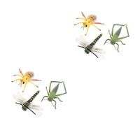 Hemobllo 2 Set Giocattoli Educativi Insetti Simulati Api E Cavallette Per Decorazione E Apprendimento 3 Pezzi*2