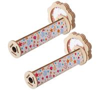 Hemobllo 2 Set Kit di Gioco Scientifico in Legno DIY Piccoli e Portatili Stimola creatività e Apprendimento su Luce e Specchi per Feste e Regali