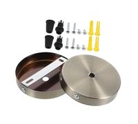 Hemobllo 2 Set Kit Pz Rosone Lampadario in Stabile Placca Soffitto per Fissaggio Lampada da Te Design e Resistente per Interni Moderni e Classici