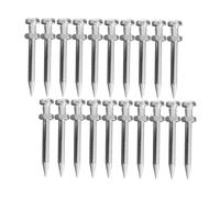 Hemobllo 20 Pezzi Chiodi Aeratore Prato Giardino Metallo 5,8 Cm Picchetto per Scarpe Aeratore Accessori per Attrezzo Arieggiatore Prato per Terreno Duro Argilla Cura Professionale