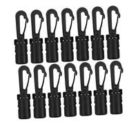 Hemobllo 20 Pezzi Ganci Elastici Resistenti per Kayak e Canoa Ganci di Ancoraggio Outdoor per Yacht e Canoe Connettori Flessibili per Corde Elastiche Accessori Nautici Pratici e Durevoli