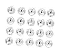 Hemobllo 20 pezzi Palline Decorative Specchio per Matrimoni e Feste Sfere Riflettenti per Decorazioni da Bar e Discoteca Facili da Appendere