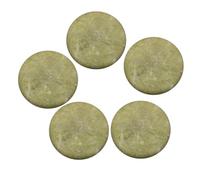 Hemobllo 20 Pezzi Patch Occhi in Pietra di Jade Naturale Riutilizzabili per Extension, Accessori per Selfie e Make-up