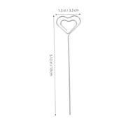 Hemobllo 20 pezzi Portamemo Tavolo in Metallo Clip Foto e Memo Resistenti in Ferro Design Elegante e Superficie Liscia per Ufficio Matrimonio e Riunioni