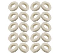 Hemobllo 20 Pezzi Rondella in Feltro per Tromba, Pad per Valvola, Beige, per Cornetta, Antiscivolo e Assorbente Sudore, Accessorio per Musicisti e Ensemble