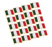Hemobllo 20 pezzi Spilla Metallo Spille Italiana Resistenti e Spille da Bavero Eleganti per e Accessorio Decorativo per Feste Europei e Sportivi