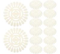Hemobllo 20 pezzi Tavolozza Unghie Forma di Fiore per Display Campioni Smalti Ruota Espositore Tip Nail Art in Plastica Resistente Riutilizzabile e Compatta per Pratica e Organizzazione