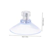 Hemobllo 20 pezzi Ventose Filettate Trasparenti con Vite e Dado Plastico Ømm Adesione Forte e Stabile per Vetri Cucina Bagno e Organizzazione Casa Riutilizzabili e Facili da Installare