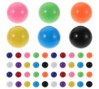 Hemobllo 200 biglie colorate per l'educazione matematica, palline di plastica per la corsa delle biglie, giocattolo di ordinamento dei colori, parti del gioco da tavolo, dama cinese, 12 mm