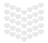 Hemobllo 200 Pezzi Copertura Trasparente per Piante Idroponiche in Plastica Controllo umidità e Isolamento Termico per Giardinaggio e Coltivazione in Vaso