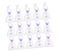 Hemobllo 20pezzi Sacchetti Vuoti in Rete per Spezie e Profumi Bustine Decorative Multiuso Sacchetti di Garza Coulisse Sicura