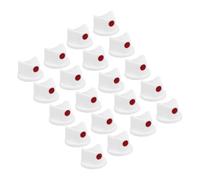 Hemobllo 24 Pezzi Ugello per Bombolette Spray in PE Bianco per Ritocchi | Spruzzo Uniforme e Cambio Rapido Colore, Uso Bombolette Aerosol, Progetti Fai da All'aperto