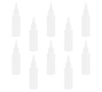 Hemobllo 25 Bottiglie da 50ml per Applicatore di Tinta Chioma in Pe e Abs, Design Antigoccia per Ridurre gli Sprechi, per Shampoo e Lozioni Corpo