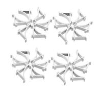 Hemobllo 25 Pezzi Clip Per Ripiani Del Frigorifero Perni Per Ripiani Del Frigorifero Staffe Per In Metallo Clip Per Accessori Per