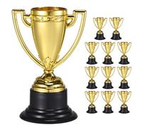 Hemobllo 25pezzi Mini Trofei in Plastica d Oro Coppe Premio per Ragazzo Ragazza per Concorsi Tornei Sportivi Oggetti di Scena Premi Vincenti Trofei da Premio per Competizioni
