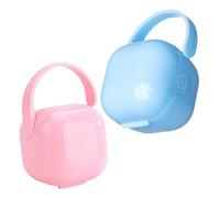 Hemobllo 2pezzi Ciuccio Contenitore Per Ciuccio Portatile Per Ragazzo Pulizia e Protezione in