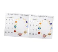 Hemobllo 2pezzi Coperta Fotografica Mensile Per Sfondo Creativo Per Foto Di Morbida e Confortevole Adatta Per Casa e Studio Fotografico Facile Da Pulire e Riutilizzabile