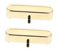 Hemobllo 2pezzi Coperture Per Pickup in Ottone Per Chitarra Elettrica Custodia Per Alloggiamento Pickup Parte Superiore Aperta Bobina Singola Per Musicisti e Studi Di Registrazione