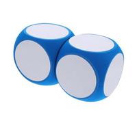 Hemobllo 2pezzi Dadi in Schiuma Cancellabili da Dadi Vuoti Grandi per Giochi Matematici da Gioco Personalizzabili per Insegnamento in Classe Scrittura su