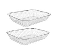 Hemobllo 2pezzi in Acciaio Per Posate Rastrelliera Da Cucina Per Utensili Organizzatore Per Lavastoviglie Piano Di Accessorio Multifunzione