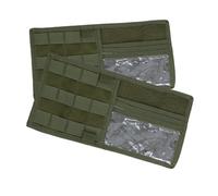 Hemobllo 2pezzi Organizer Auto Per Visiera Parasole Tasca Portafoglio e Custodia Portaocchiali Realizzato in Cotone Facile Da Installare Cinghie Regolabili Per Veicoli