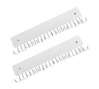 Hemobllo 2pezzi Organizer Per Cinture e Cravatte Da Parete Girevole Per Armadio Salvaspazio Con Ganci Per Sciarpe e Accessori