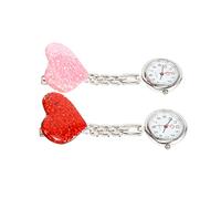 Hemobllo 2pezzi Orologio Da Infermiera Clip Orologio Da Dottore Appeso Al Alla Moda Ornamento Da Appendere