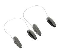 Hemobllo 2pezzi Paraorecchie Impermeabili Per Tintura Capelli Copri Orecchie in Silicone Con Laccio Protezione Durevole Per Salone e Uso Domestico Adatti Per Tutti i Tipi Di Colore Stile Ca