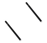 Hemobllo 2pezzi Penna Capacitiva Magnetica Per Tablet e Smartphone Compatibile Con Tutti Gli Schermi Touch Design Compatto e Leggero Colore Nero Perfetta Per Lettura e Disegno