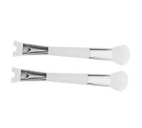 Hemobllo 2pezzi Pennelli Per Doppia Estremità Per Contorno Del Naso Riutilizzabili e Resistenti Impugnatura Comoda Per Applicare e Sfumare Adatti Per Domestico Centri Estetici