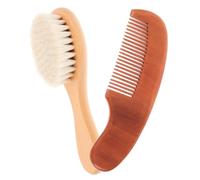 Hemobllo 2pezzi Pettine e Spazzola Per Ragazza Pettine in Legno e Spazzola Bagno Per Dei Del Ragazza Usare Pulire