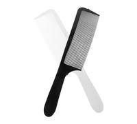 Hemobllo 2pezzi Pettine Per Capelli Piatta Da Barbiere Pettine Per Taglio Per Barba Per Capelli Ricci Districante Per Taglio Da Barbiere Curvo Per Sfumatura Da