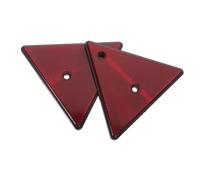 Hemobllo 2pezzi Segnaletica di Sicurezza per Veicoli Triangolo di Emergenza Riflettente Triangolo Stradale per Auto Catarifrangente per Vialetti per Lavori Stradali