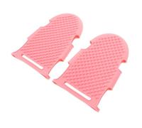 Hemobllo 2pezzi Spazzola per Corpo in Silicone e Guanti da Massaggio Morbidi Scrub Esfoliante per Schiena Strumento per Bagno del Corpo Massaggio Guanti Spazzola per Scrub per Schiena
