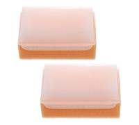 Hemobllo 2pezzi Spugna Per Pulizia Bagno Setole Morbide Cura Ragazzo Ragazza Spazzola Corpo Delicate Sensibile Sensoriale Terapia Strumenti Educazione