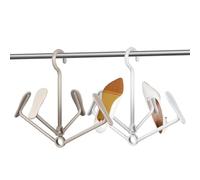 Hemobllo 2pezzi Stendibiancheria Per Scarpe Appendino Per Armadio Espositore Pieghevole Per Stivali e Calzature Asciugatura Rapida Robusto e Resistente