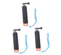 Hemobllo 3 Pezzi Boa Palo Galleggiante Per 4 Telecamere Accessorio Per Telecamera Immersione Portatile Impugnatura Arancione