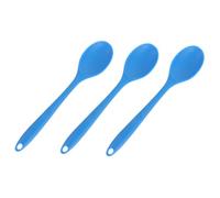 Hemobllo 3 pezzi Cucchiai da Cucina in Silicone Antiscivolo Utensili Multiuso per Minestra e Insalata Manico Ergonomico Comfort Facili da Pulire Resistente e Sicuro per Uso Quotidiano