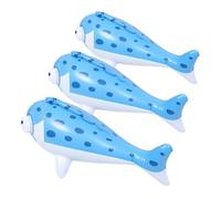 Hemobllo 3 Pezzi Giocattoli da Piscina Galleggianti Forma di Pesce con Testa Grande Facili da Gonfiare e Trasportare per Giochi d Acqua e Feste Tema Oceano