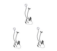 Hemobllo 3 Pezzi Live Filling Light Holder Phone Lights Selfie Light Beauty LED Light Beauty Filling Light LED Flash Lamp Selfie Lamp Nero