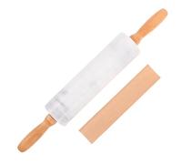 Hemobllo 3 Pezzi Mattarello Francese in Marmo Piccolo Rotella per Pasta Antiaderente senza Manico Strumento Cucina Alimentare per Impasti e Torte