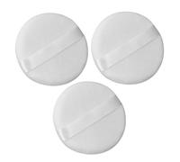 Hemobllo 3 pezzi Piumino in Cotone per Applicatore Lavabile per Viso Corpo Polvere Fondotinta Correttore 3pcs