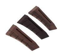 Hemobllo 3 Pezzi Ponte Legno per Ukulele Corde Kit Sella Curvato Legno Selezionato Facile Installazione Stabilità delle Corde e Suono per Performance e Pratica Quotidiana