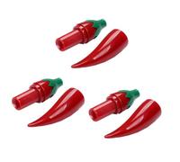 Hemobllo 3 pezzi Scatola Aghi Cucito Piccola e Leggera in Materiale Durevole Contenitore per Aghi da Ricamo e Cucito da Bottiglie Forma Rosso Custodia Pratica e Portatile e Piccoli Oggetti