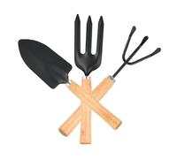 Hemobllo 3 Pezzi set di attrezzi da giardino mini assortito scoop corredo da giardino pale attrezzo strumenti succulenti attrezzi da giardino per il giardinaggio pala da giardino di legno