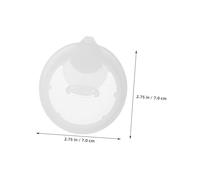 Hemobllo 3 Pezzi Tappi per Dacqua Plastica Alimentare Coperture Resistenti Agli Schizzi con Ermetico per Brocche Vetro e Ufficio