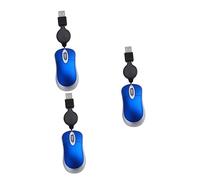 Hemobllo 3 Pz Mouse Usb Cablati Mouse Retrattile Muto Cablato Mouse Usb Retrattile Usb Mini Topo Funzionante Senza Fili Mouse Cablati Luminoso Mini-mouse Usb Bambino Telescopico Computer
