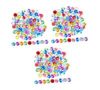 Hemobllo 3 Set Acrilico Decorazione Simulazione Gemme dei Pirati per Arredamento Gemme Craft in Pietra per 100 Pezzi*3