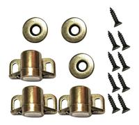 Hemobllo 3 Set Fermaporta Magnetico in Lega di Zinco Forza Potente e Resistente, Design Mini per Ufficio e Hotel, per Chiusura Magnetica per Ante Armadio